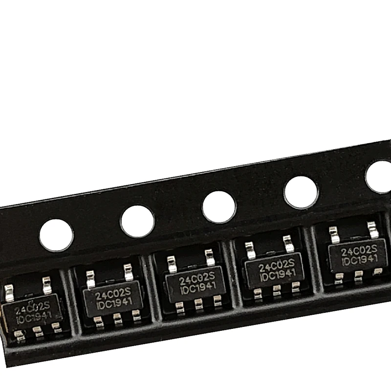 AT24C02 24C02S 24C02 piezas, memoria EEPROM, nuevo y Original, 100 SOT23-5