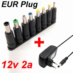 Transformador 110V-220V a 12V 2A DC – Jack 2.5mm/2.1mm