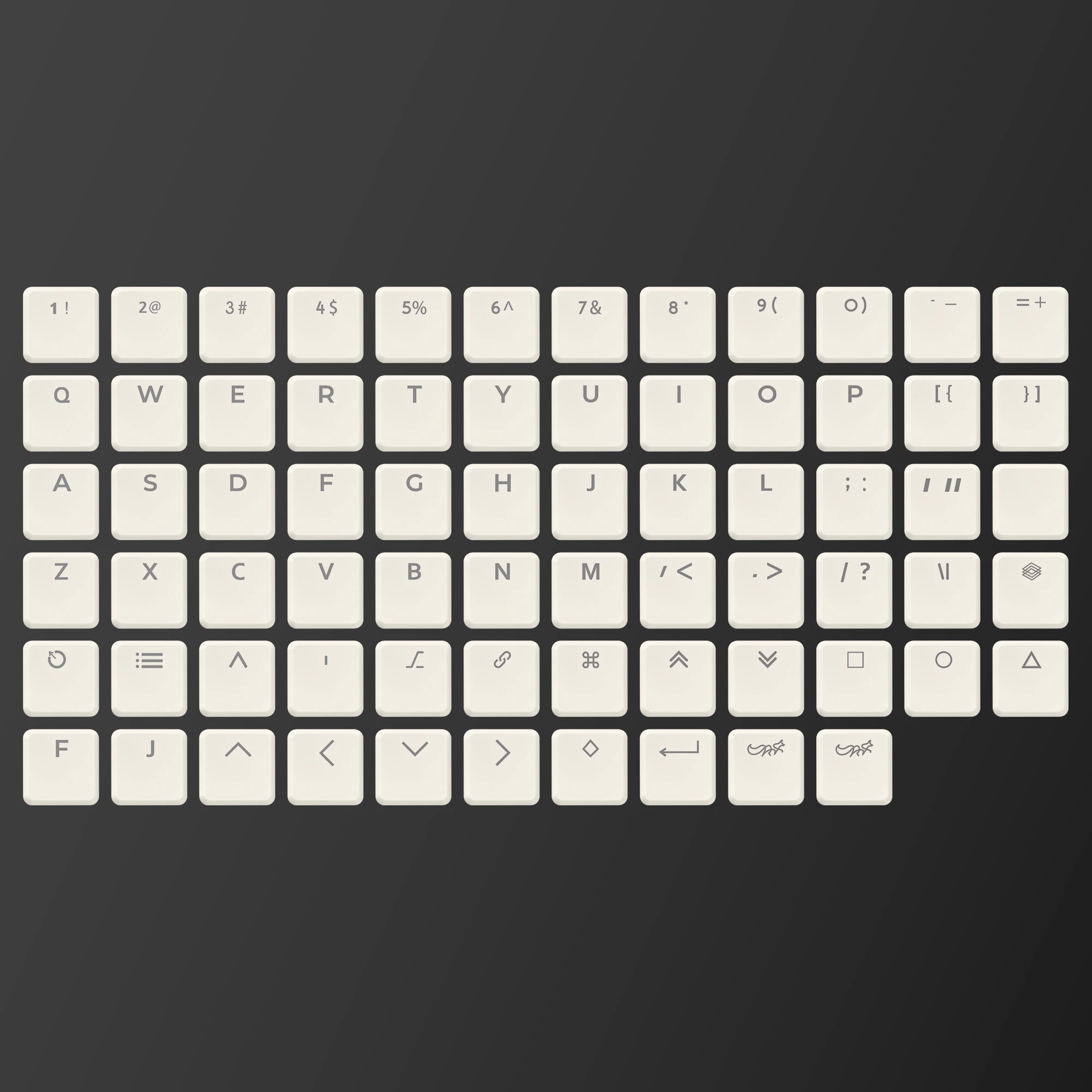 Chosfox 69 teclas CFX negro blanco transparente de perfil bajo Choc PBT Keycap RGB para teclado mecánico Kailh 1350 con interruptor de perfil bajo - imagen 2