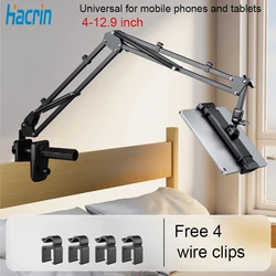 Soporte de Cama para Tablet 12‑13″ – Brazo Largo Ajust