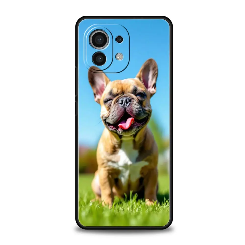 Funda de teléfono para mascotas, Bulldog Francés, para Xiaomi Mi 17 15T 15 14 14T 13T 12T Pro 12 13 Lite 5G 11T Poco X6 X7 X5 Pro, funda suave - imagen 5