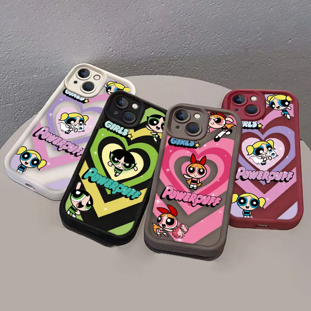 Funda de teléfono Blossom The P-Powerpuff Girls para Samsung Galaxy S25 S24 S23 S22 S21 S20 FE PLUS ULTRA 5G TPU Color Funda - imagen 2