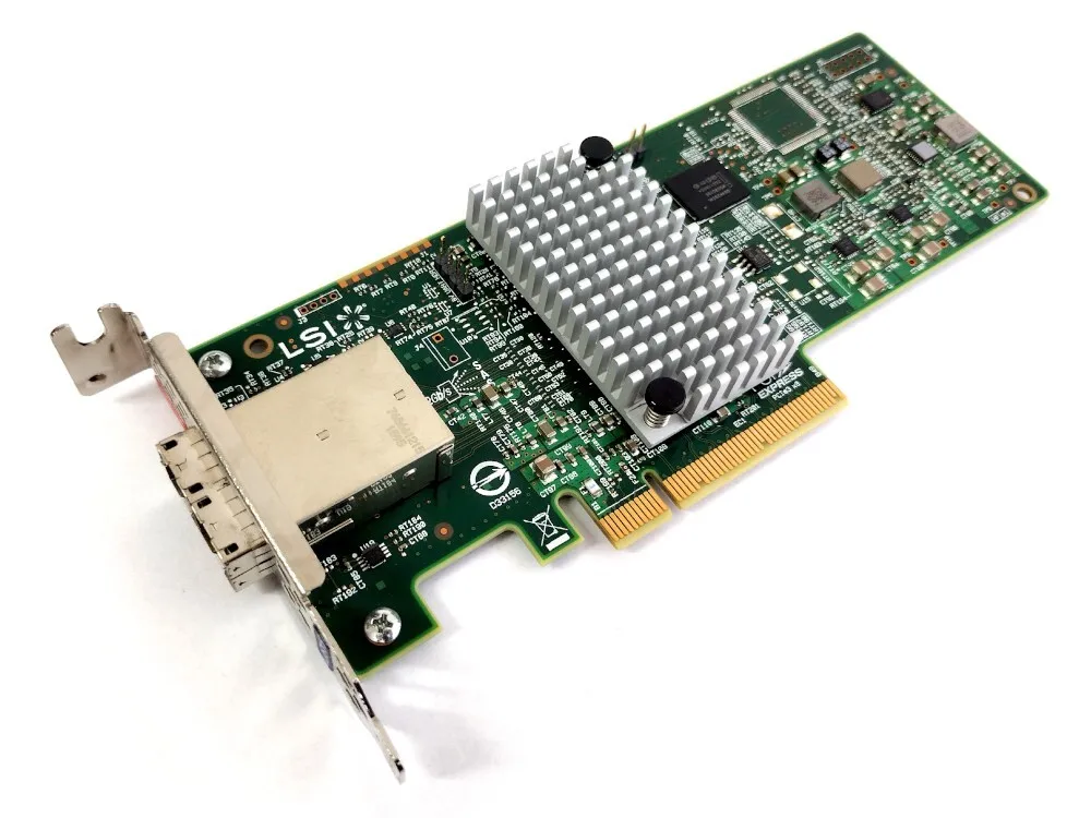 Broadcom LSI SAS 9300-8e SATA / SAS HBA Controlador externo de 8 puertos 12 Gbps PCIe x8- - imagen 2