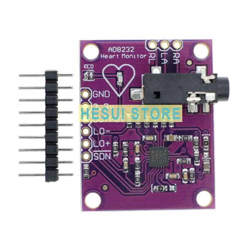 Módulo sensor de monitoreo ECG AD8232