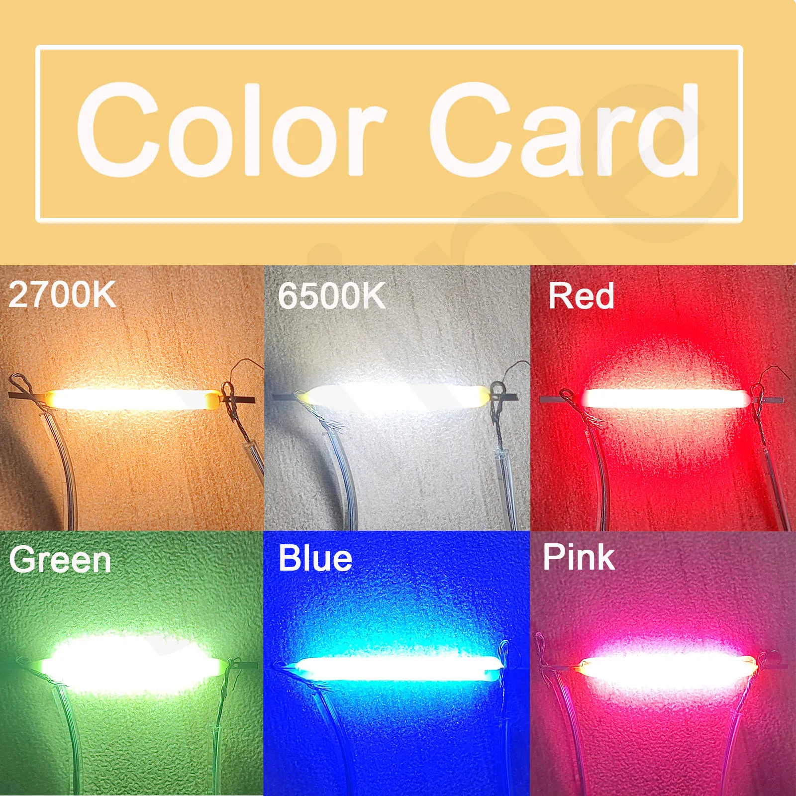 Filamento LED COB de 2200K para lámpara incandescente, piezas de bombilla Edison de 3V y 29mm, CC de 20 piezas, blanco, azul, rojo, verde y rosa, diodos - imagen 5