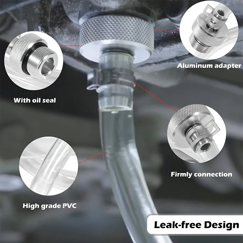 Herramienta de llenado Caja de cambios Conector de cambio de aceite Manguera de llenado de aceite Caja de cambios DSG y conector de cambio de aceite para VAS 6262A - imagen 5