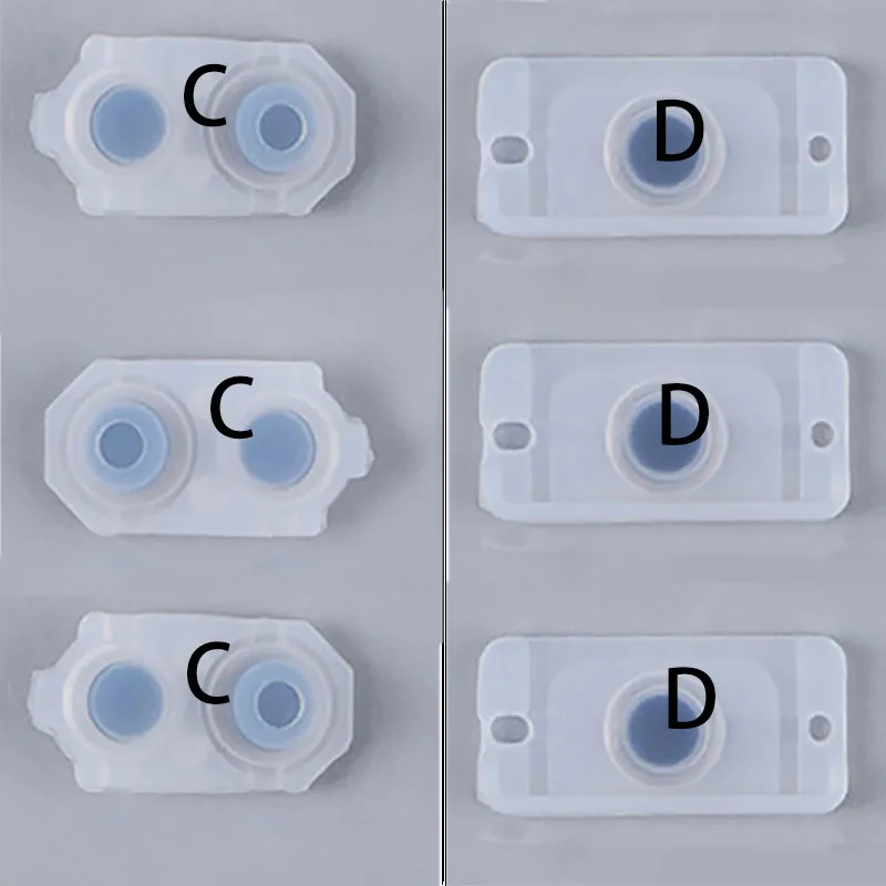 ChengHaoRan-almohadilla de silicona suave conductora para PS4, accesorio estándar para mando de placa base de JDM-030, 1 Juego - imagen 5