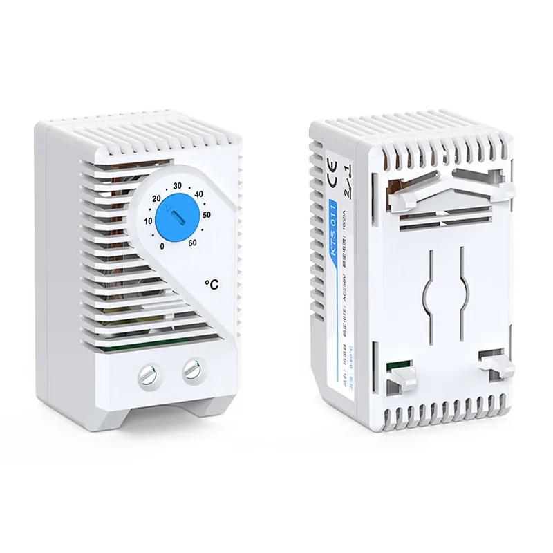 KTS011 KTO011 NO NC Controlador de temperatura Interruptor mecánico Gabinete Termostato y control de humedad 0-60 ℃ AC250V 10A - imagen 4