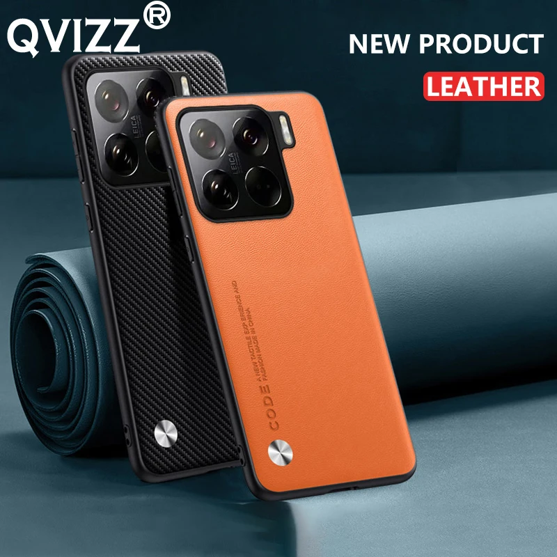 Funda para Xiaomi 15 Pro 5G 15Pro Xiomi cuero fibra de carbono protección de silicona dura a prueba de golpes funda de teléfono Xiaomi15Pro Shell - imagen 4