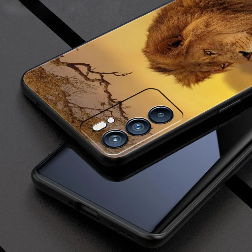 Animado de gato conejo oso funda de teléfono para Oppo A54 A53 A52 A9 A15 A76 A74 A57 A31 encontrar X6 Pro X5 Reno8 Reno7 Reno6 Pro 5G - imagen 2