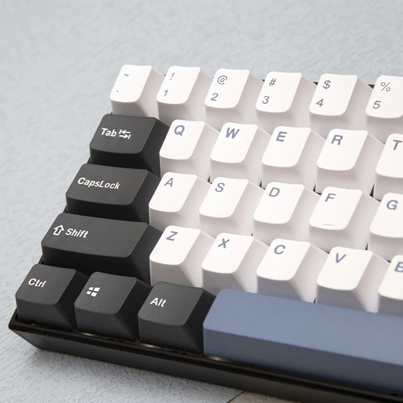 Teclas árticas GMK de 174 teclas, teclas PBT de doble disparo con perfil de cereza para teclado mecánico, teclas personalizadas de color blanco y negro - imagen 3