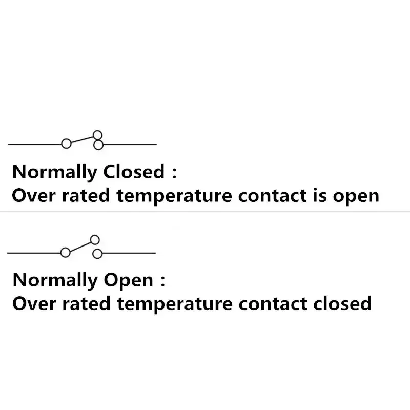KSD302 16A 250V 40-300 grados cerámica KSD301 normalmente cerrado interruptor de temperatura abierto termostato 45C 85C 95C 135C 160C 220C 300C - imagen 5