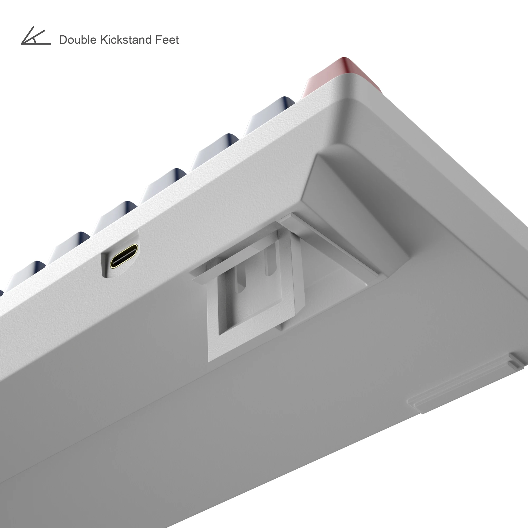 MageGee-Teclado mecánico portátil 60% para juegos, miniteclado de oficina con cable, retroiluminado LED, compacto, 68 teclas, mk-box, para Windows y PC - imagen 4