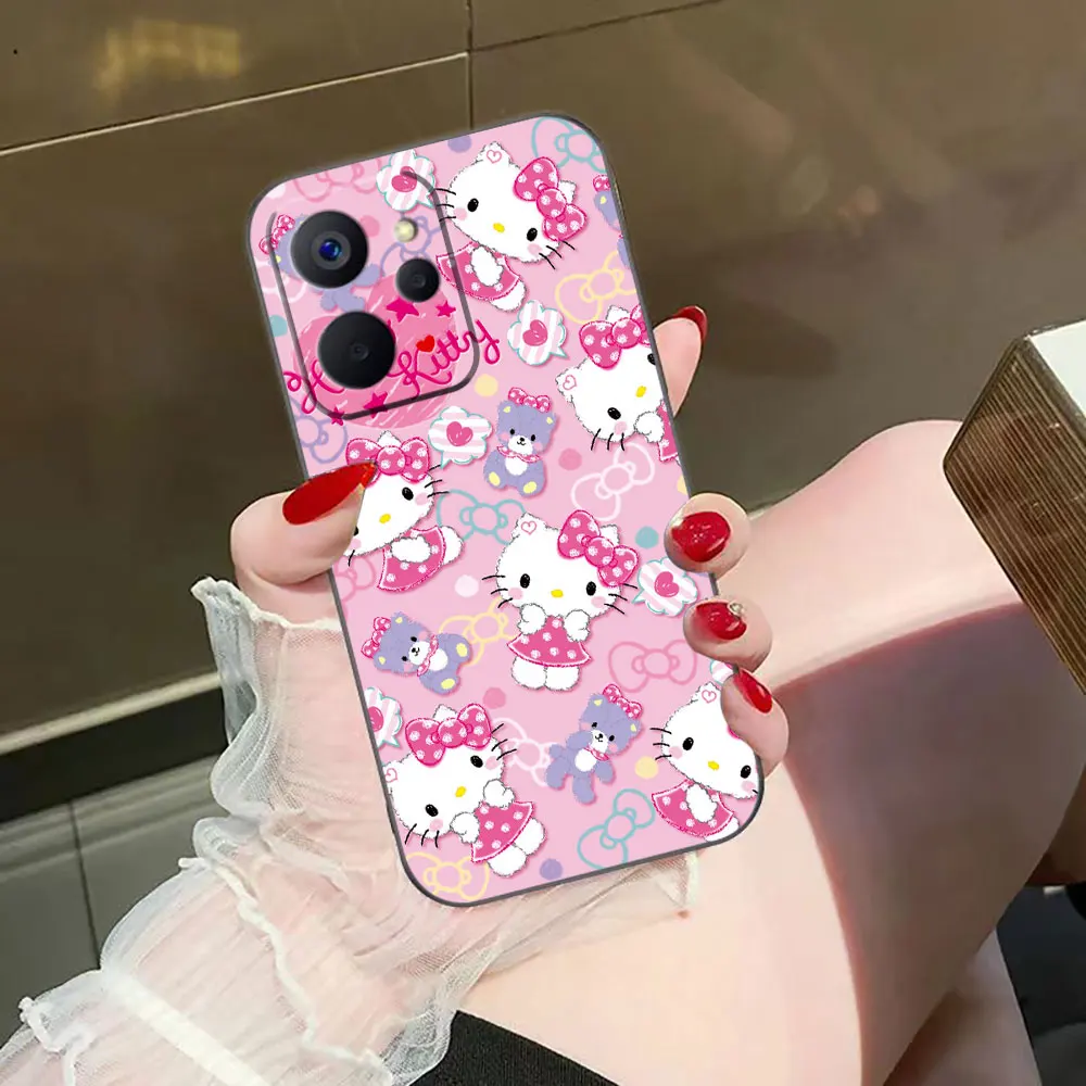 Funda de teléfono con foto personalizada de gato de dibujos animados Hello K-Kitty para OPPO Realme 14 13 12 11 10 9 9I 8 8I 7 7I 6 5 5I 5S Pro Plus - imagen 4