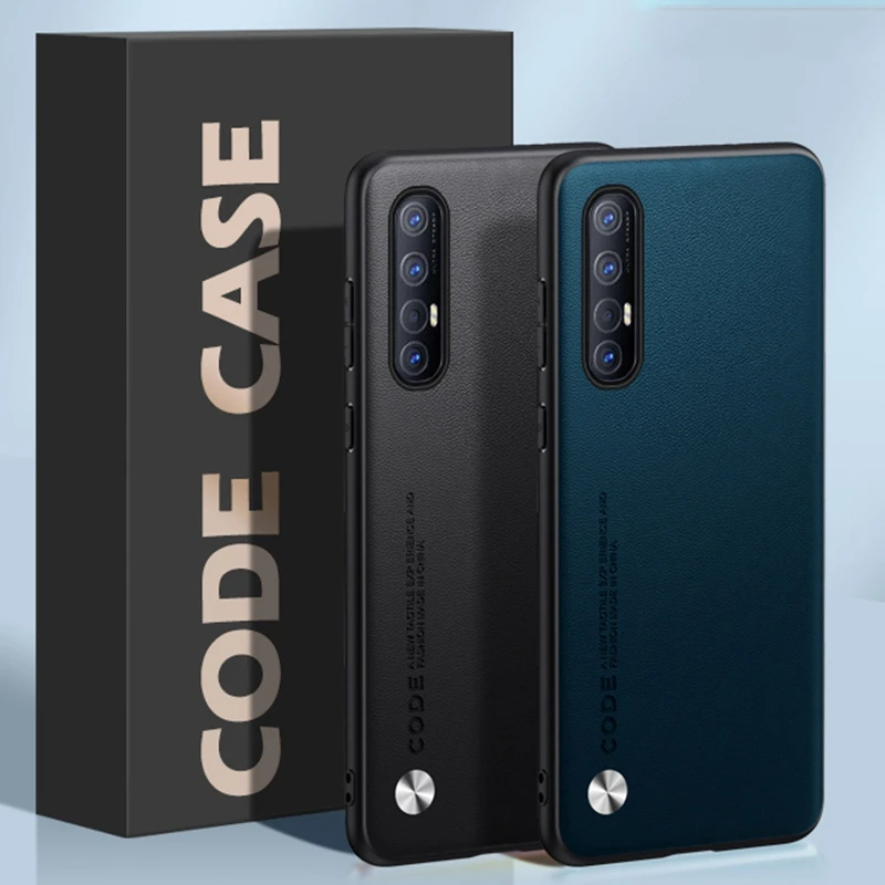 Luxury PU Leather Case For OPPO Reno 3 Pro 5G Reno3 Back Cover Silicone Protection Phone Case For OPPO Find X2 Neo X2 Lite Coque - imagen 4