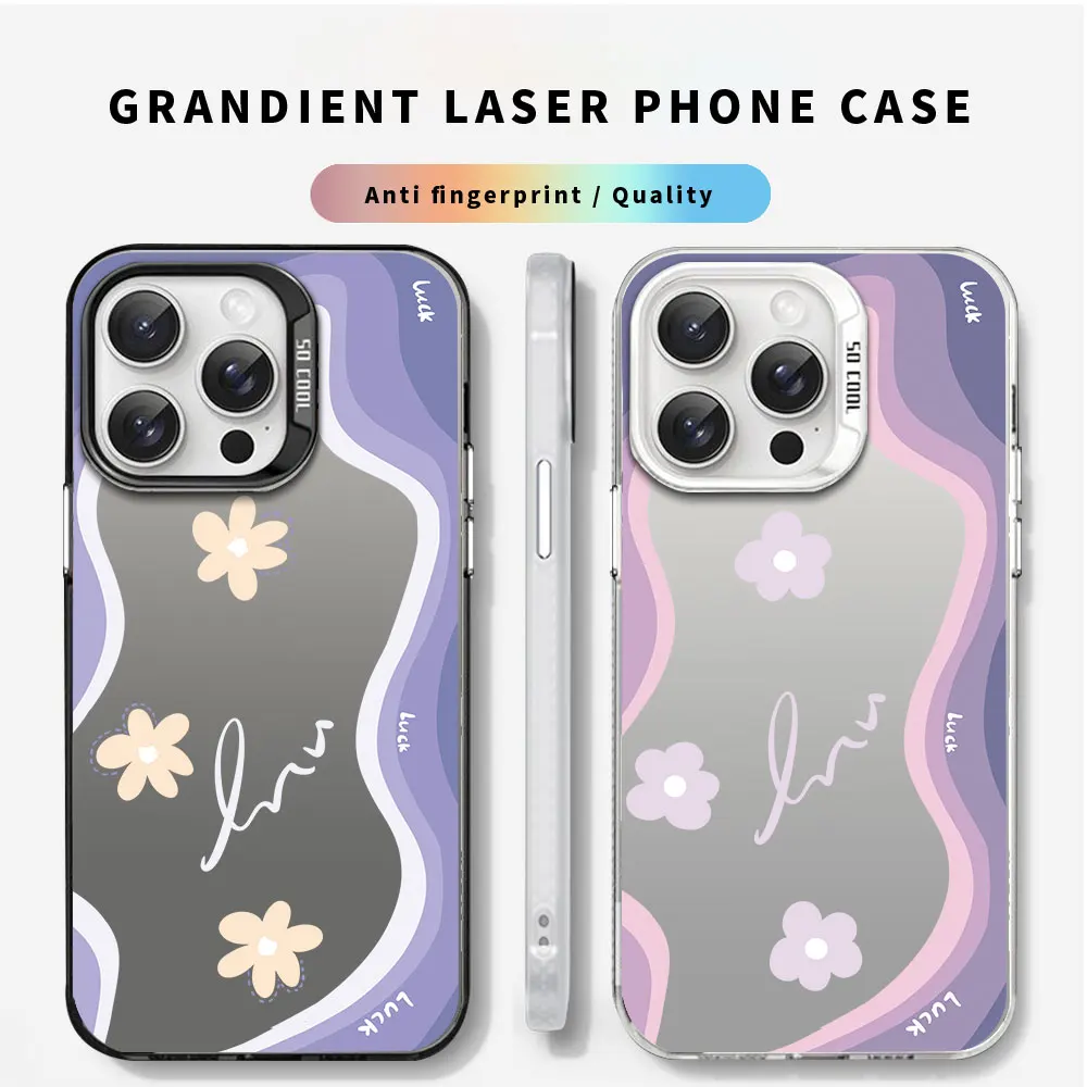 Funda de teléfono para Xiaomi Poco M6 Pro M5S M2 /Poco X6 X5 Pro X4 NFC Poco C65 C61 C50 C51, cubierta colorida de plata IMD de lujo a prueba de golpes