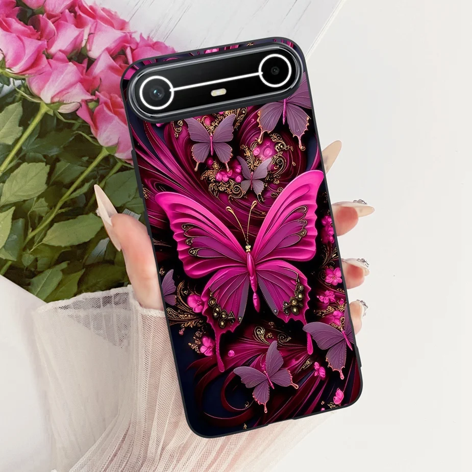Para Tecno Pova funda delgada KM9 hermosa mariposa cubierta pintada 6,78 ''funda de teléfono suave de TPU para Tecno Pova Slim PovaSlim 5G Fundas - imagen 5