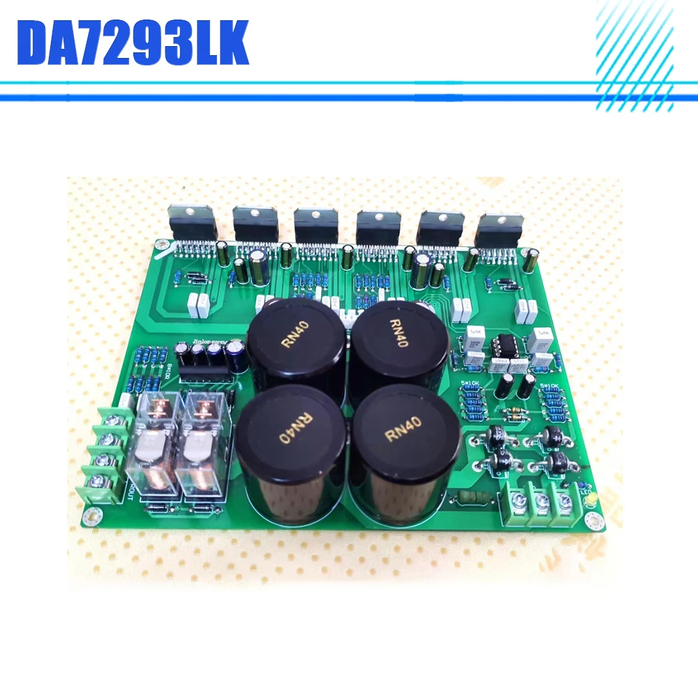 Placa amplificadora de potencia HiFi de calefacción paralela triple de doble canal DA7293LK 18 × 13,7 × 16 cm para TDA7293 - imagen 2