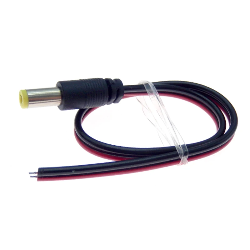 Conector macho y hembra de 5 piezas, 10 piezas, 5,5x2,1mm, 12V de CC, Cable Pigtail para cámara CCTV, extensión de Cable de 24V de CC - imagen 3