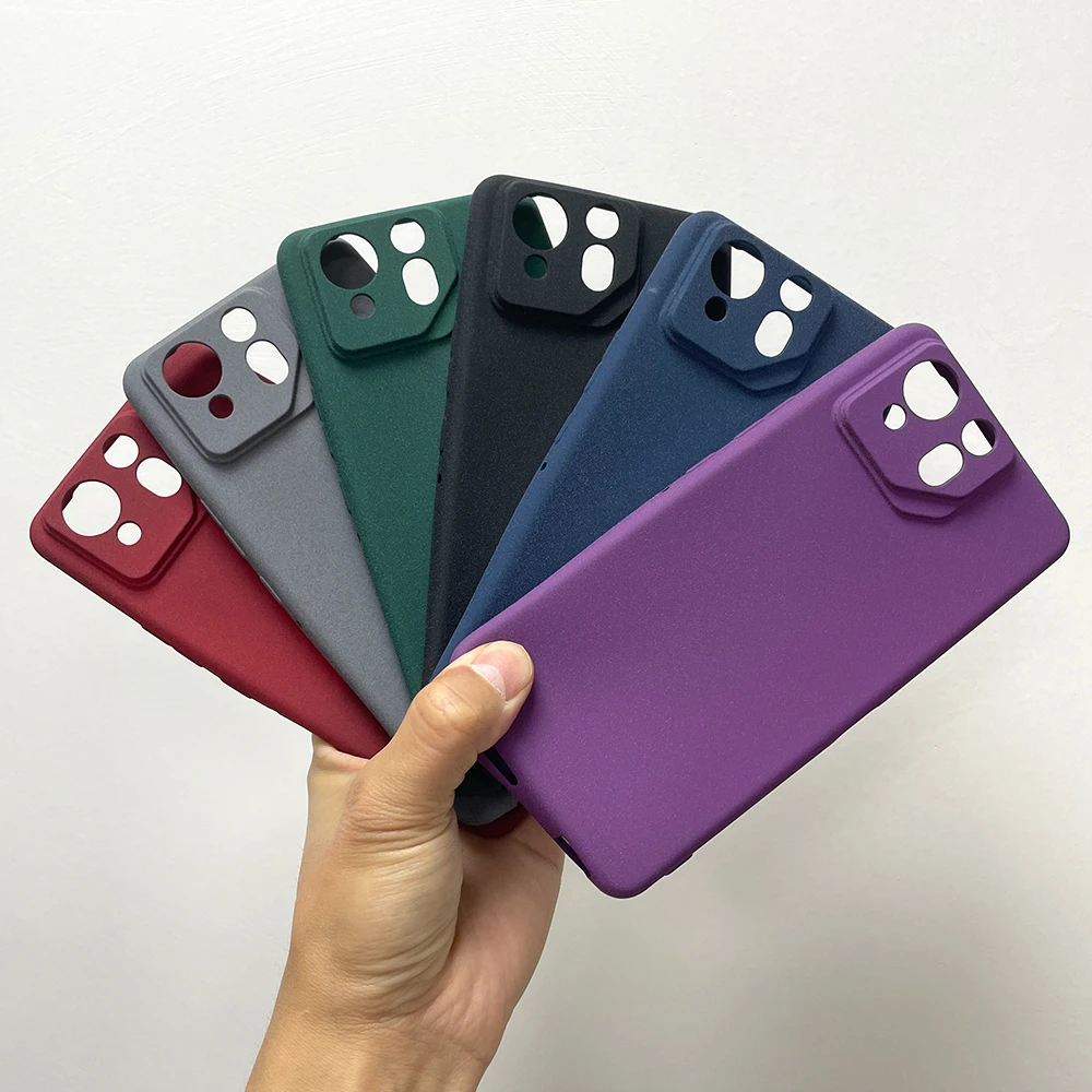Funda para ASUS ROG Phone 8 Pro 8Pro 8, carcasa hueca, arena mate, suave, protección completa, cámara anticaída, antihuellas - imagen 2