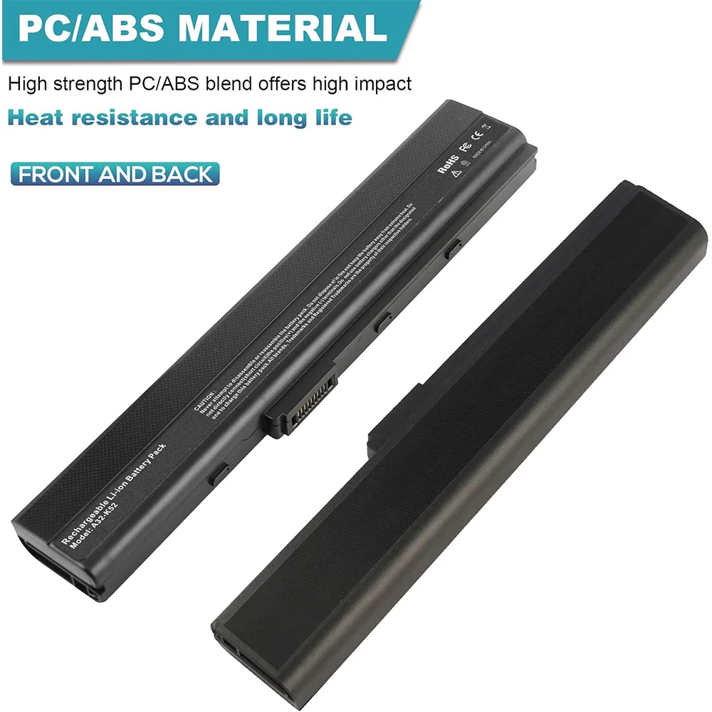 Batería A32-K52 para ordenador portátil, pieza de PC para ASUS A52F, A52J, K52F, X52N, X52J, X52F, K52D, K52J, K52J, X5IJ, K52, K52D, K52DE, K52DE-EX064V, K52F-B1 - imagen 5