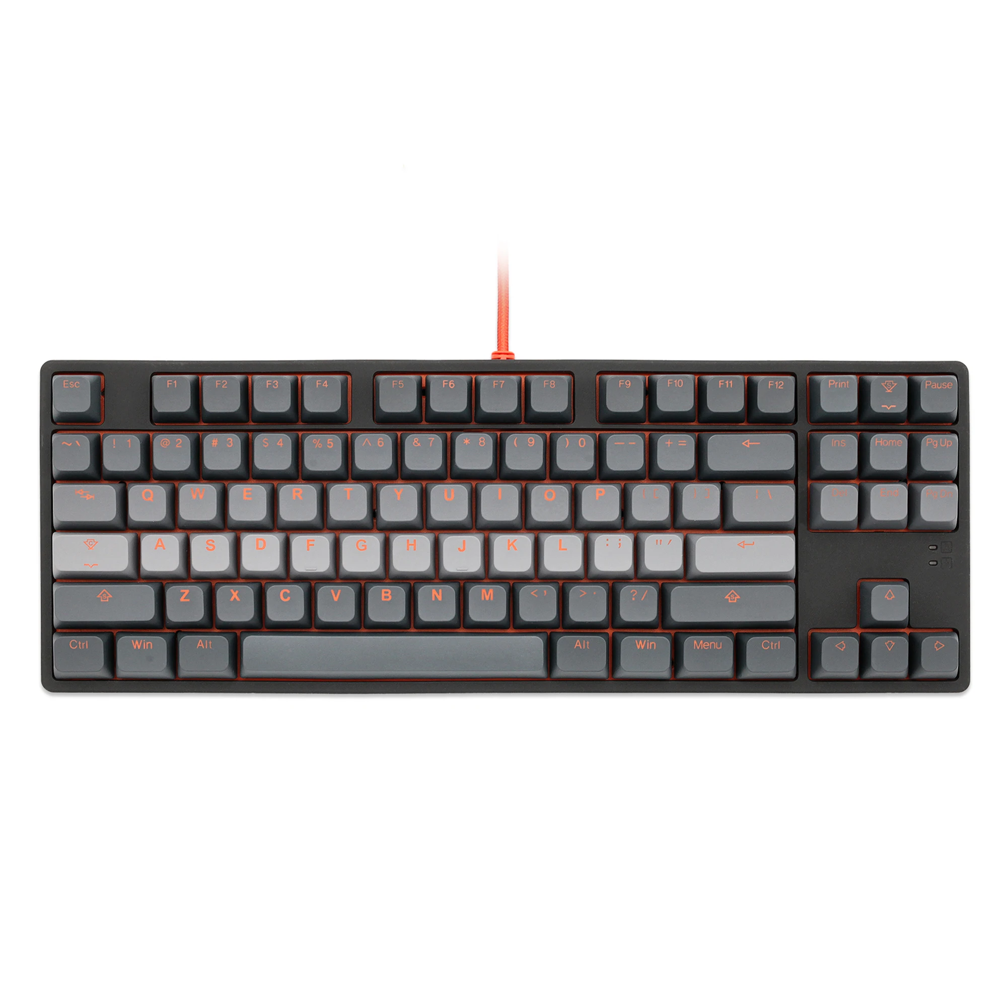 Taihao BOBO Profile Smoky Dawn PBT Doubleshot keycaps para diy gaming mechanical keycaps, oem profile Grey 1.75u shift Only of 87