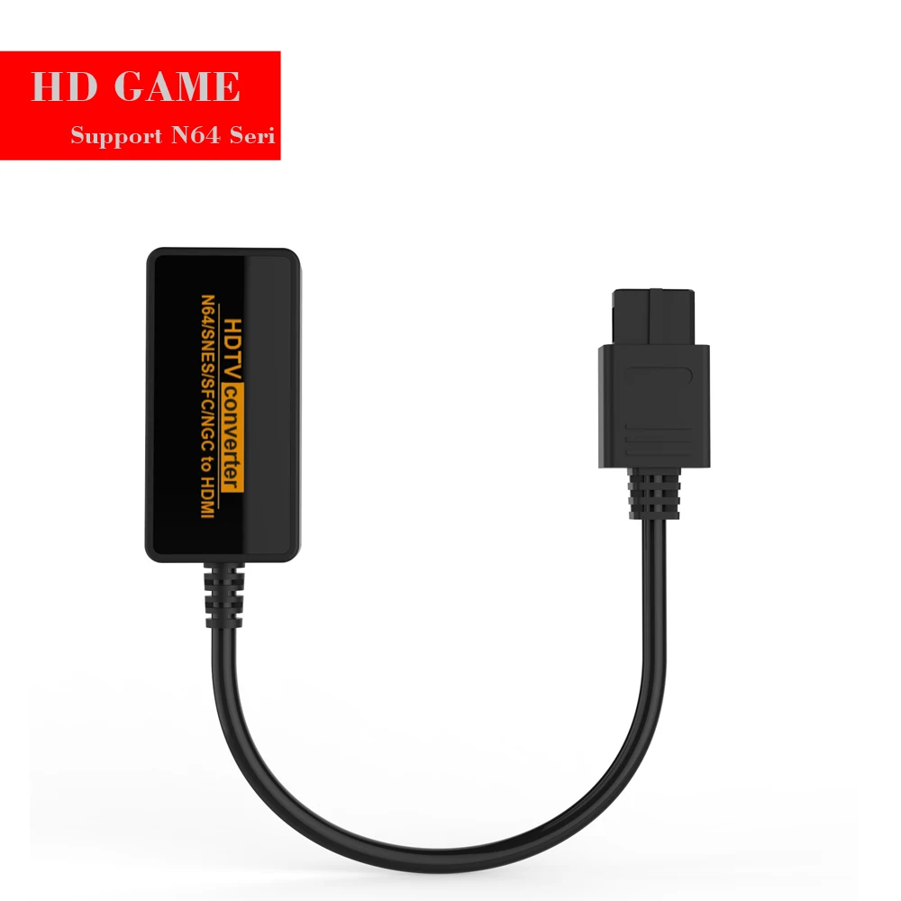 El convertidor de vídeo HDMI Mosel SC64 es adecuado para consola de juegos sfc super famicom nintendo NGC N64 HDMI SNES SFC