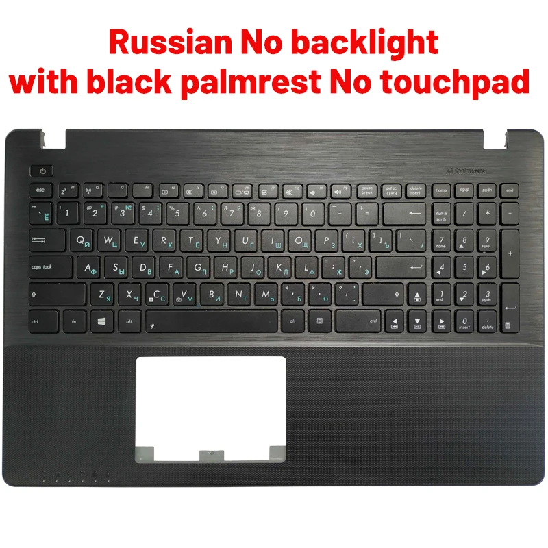 Teclado de portátil ruso/estadounidense para ASUS X550LC, X550LD, X550LDV, X550LN, X550MJ, X550VL, X550W, X550WA, X550WE, X550Z, X550ZA, reposamanos superior - imagen 2
