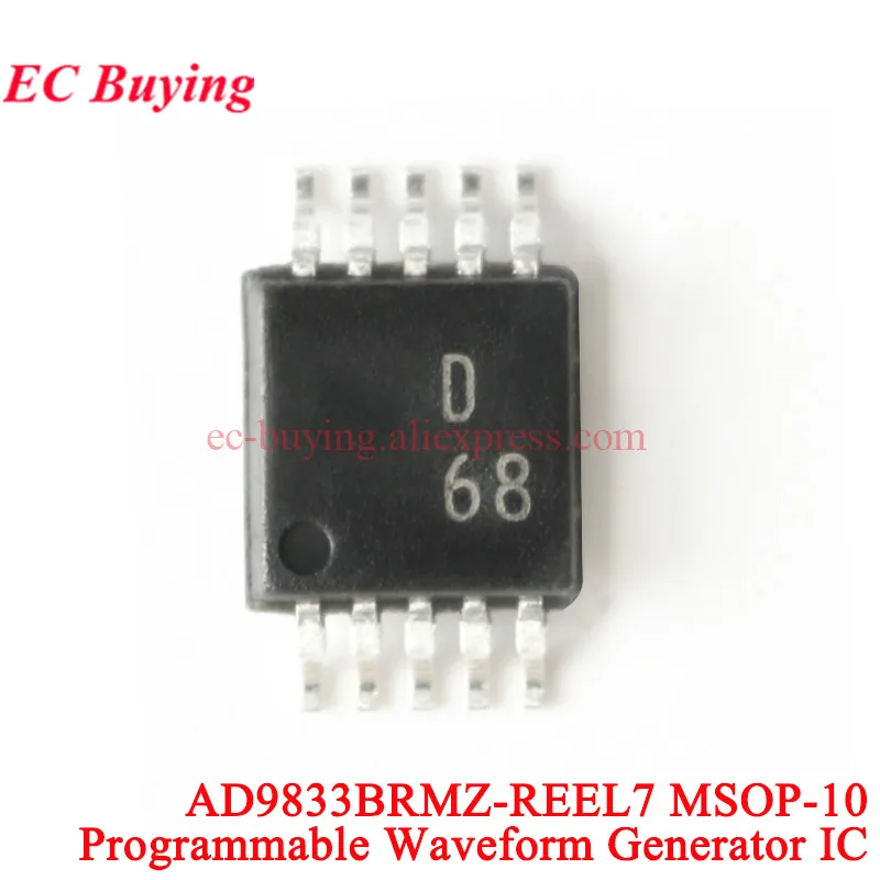 AD9833 AD9833BRMZ Microprocesadores programables Interfaz serie Forma de onda Triangular sinusoidal Onda cuadrada Módulo generador de señal DDS - imagen 3