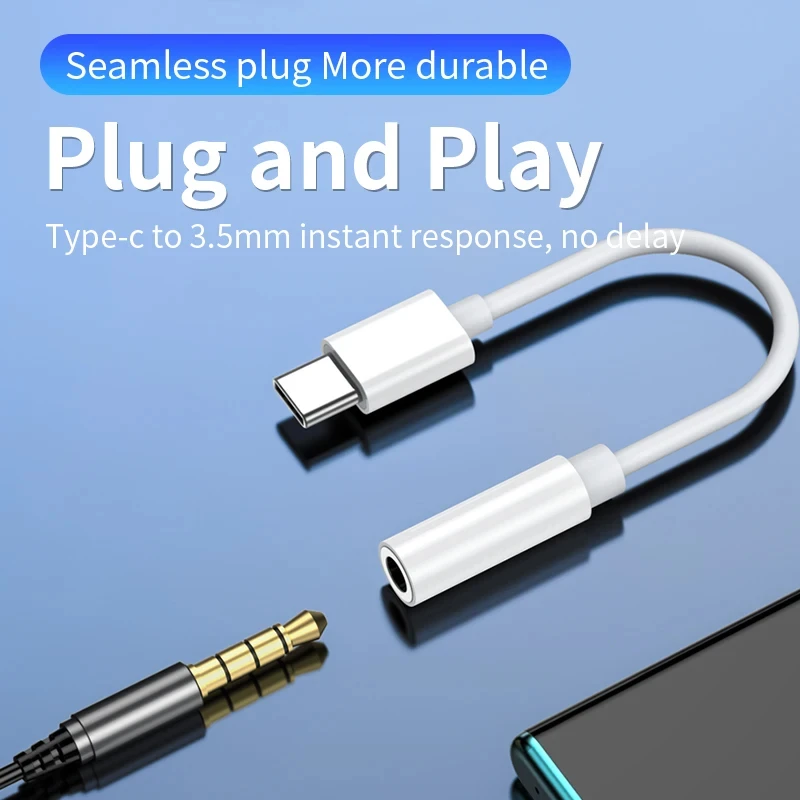 Xiaomi Usb tipo C a 3,5mm auricular Audio Jack Aux Cable adaptador Mi 12t 12 11 10T Pro Lite ultra 12X Poco F3 pad blackhark 5 - imagen 3