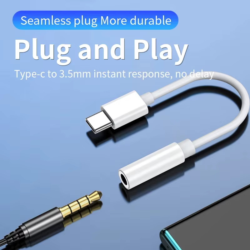 Adaptador USB-C a Jack 3.5mm – Audio Auriculares - imagen 3