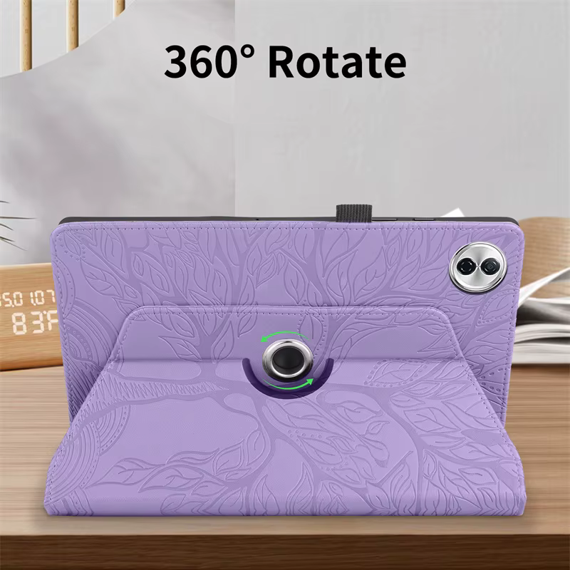Coque para Honor Pad 10 Funda 360 giratoria de cuero PU Funda con soporte para Funda Honor Pad 10 12,1 pulgadas 2025 Funda para tableta HEY3-W00 W10 - imagen 5