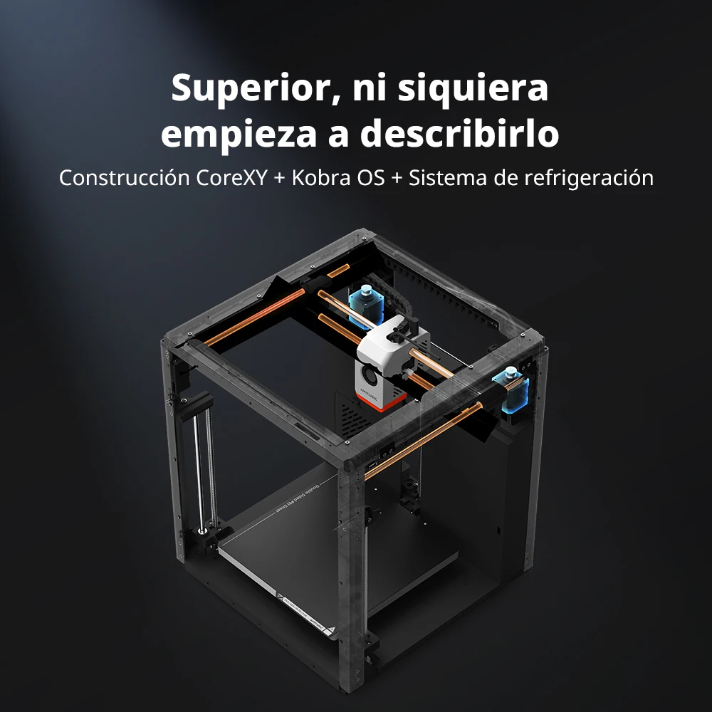 Anycubic Kobra S1 Combo impresora 3D multicolor núcleo de alta precisión XY estructura estable velocidad máxima ultrasilencioso 600 mm/s impresora 3D - imagen 5
