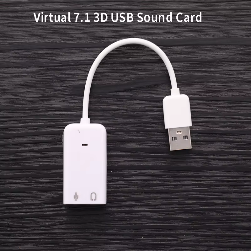 Tarjeta de sonido USB Virtual 7.1 3D ESHYLALA
