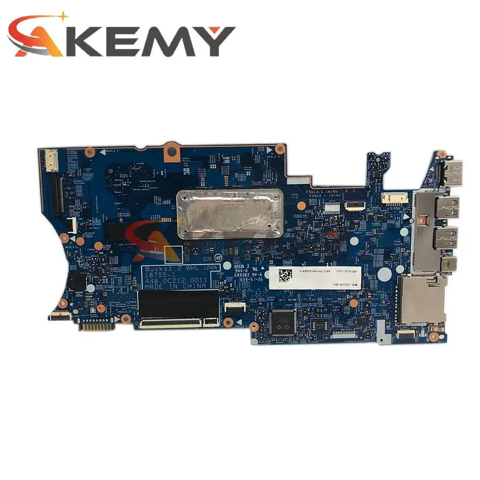 Para HP Pavilion X360 14M 14-BA placa base para ordenador portátil 18755-1 con i5-8265U CPU placa base para portátil 100% probado OK Pavillion - imagen 3