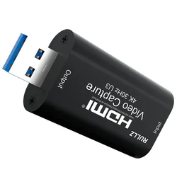 Tarjeta de captura 4K HDMI a USB 3.0 para PS5, PS4 y PC
