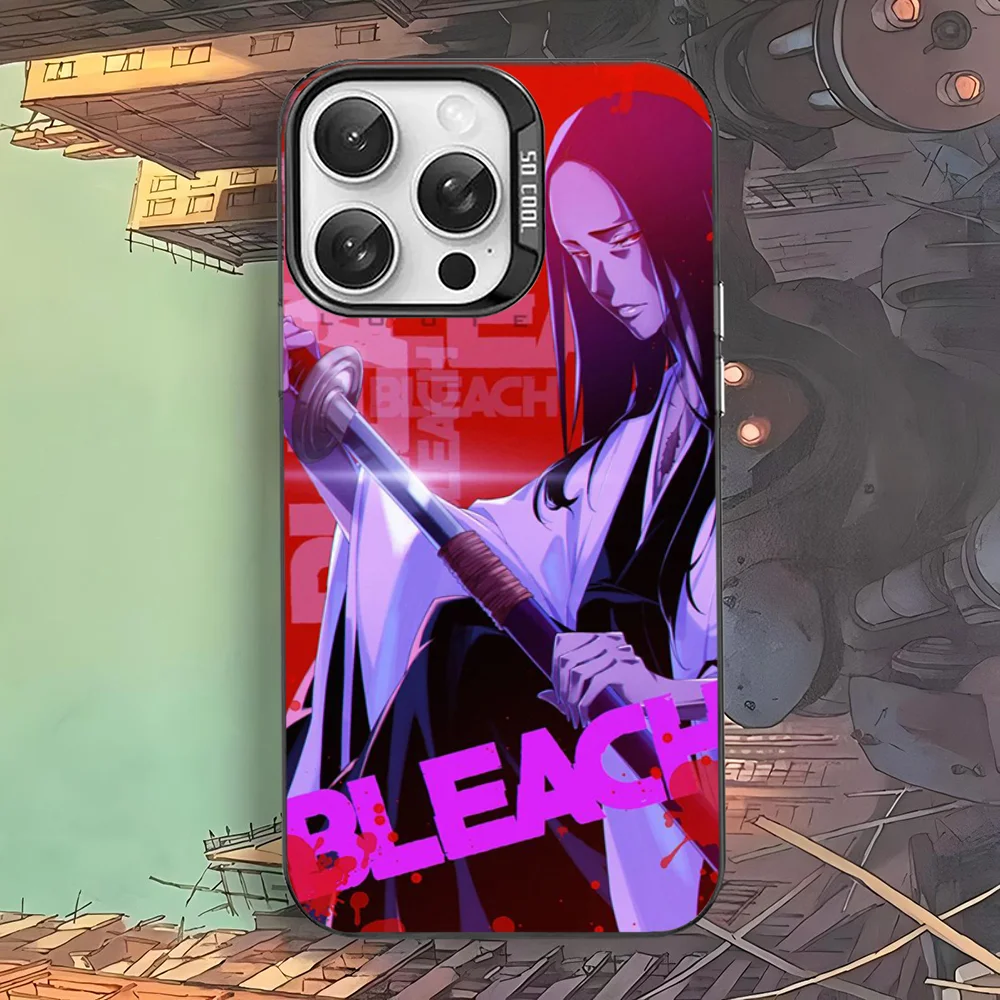 Unohana Retsu Bleach funda de teléfono de Anime japonés para iPhone16 15 14 13 12 11Pro Max X XR XSMAX 8 7Plus funda trasera mate a prueba de golpes - imagen 5