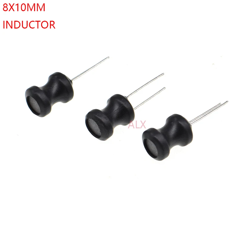 INDUCTOR de potencia dip 0810, 8x10mm, 8x10, 22, 10UH, 22UH, 33UH, 47UH, 68UH, 100UH, 220UH, 330UH, 470UH, 1000UH, 1MH, 2.2MH, 3.3MH, 4.7MH, 10MH, 10 Uds.