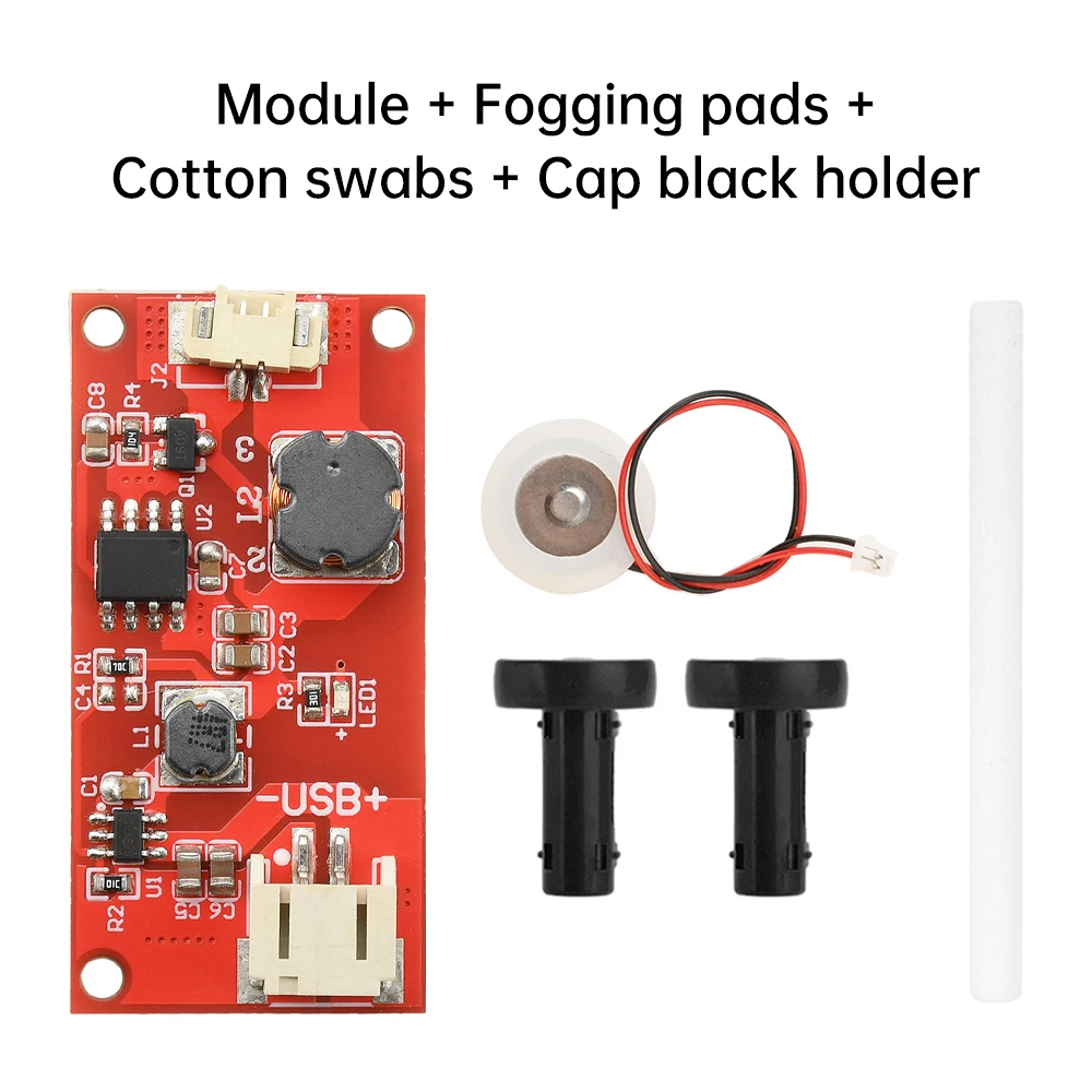 Humidificador ultrasónico DC 6-24V, Kits DIY, generador de niebla y placa de circuito del controlador, 4 nebulizador, película de atomización, hoja atomizadora oscilante - imagen 4