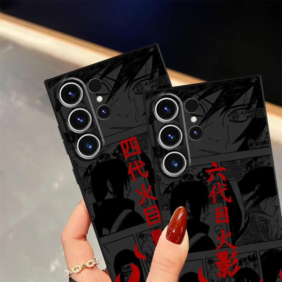 Funda para Samsung Galaxy S21 FE S20 S24 Plus S25 Edge S23 Ultra Black Soft Phone Cover Personajes de dibujos animados y anime - imagen 2