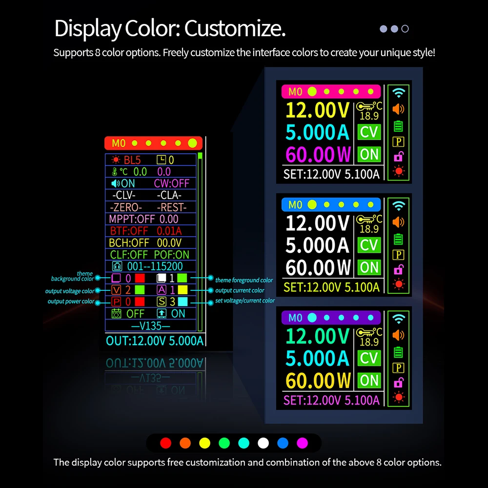 SK60S/SK150S CNC regulador de voltaje CC ajustable fuente de alimentación corriente de voltaje constante Anti-reverso MPPT módulo Buck 60W/150W - imagen 4