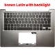 brown LA backlit