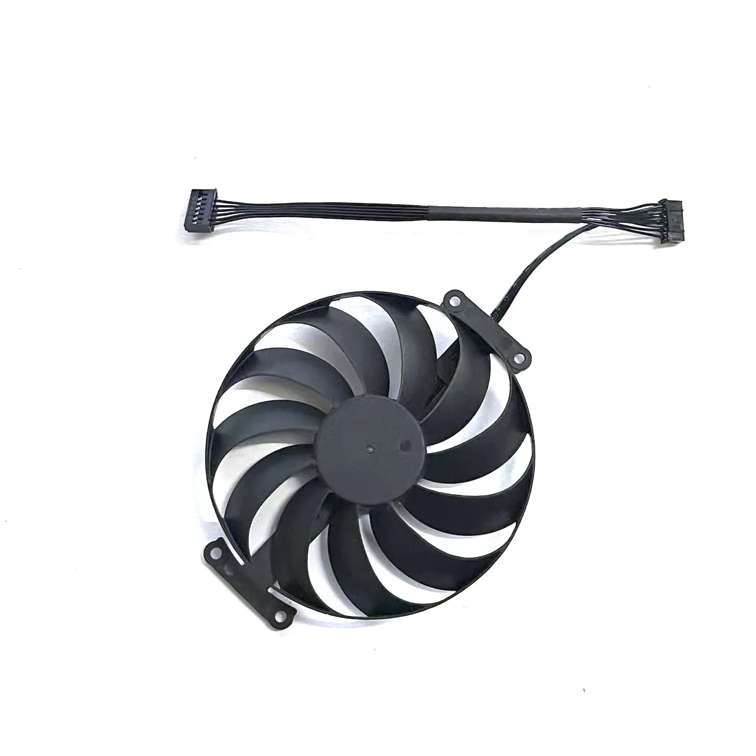 Ventilador GPU 95MM 7PIN T129215SU CF101012S RTX3070 para reemplazo de ventilador de tarjeta gráfica Asus DUAL-RTX3070-O8G - imagen 4