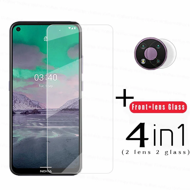 9H Protector de pantalla para Nokia 3,4 de cristal para Nokia 5,4, 3,4, 1,4, 5,3 de vidrio templado lentes de cámara protectores película para Nokia 5,4 de 3,4 - imagen 2