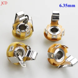 Conector Jack 6,35 mm Hembra de Panel para Audio Mono Estéreo