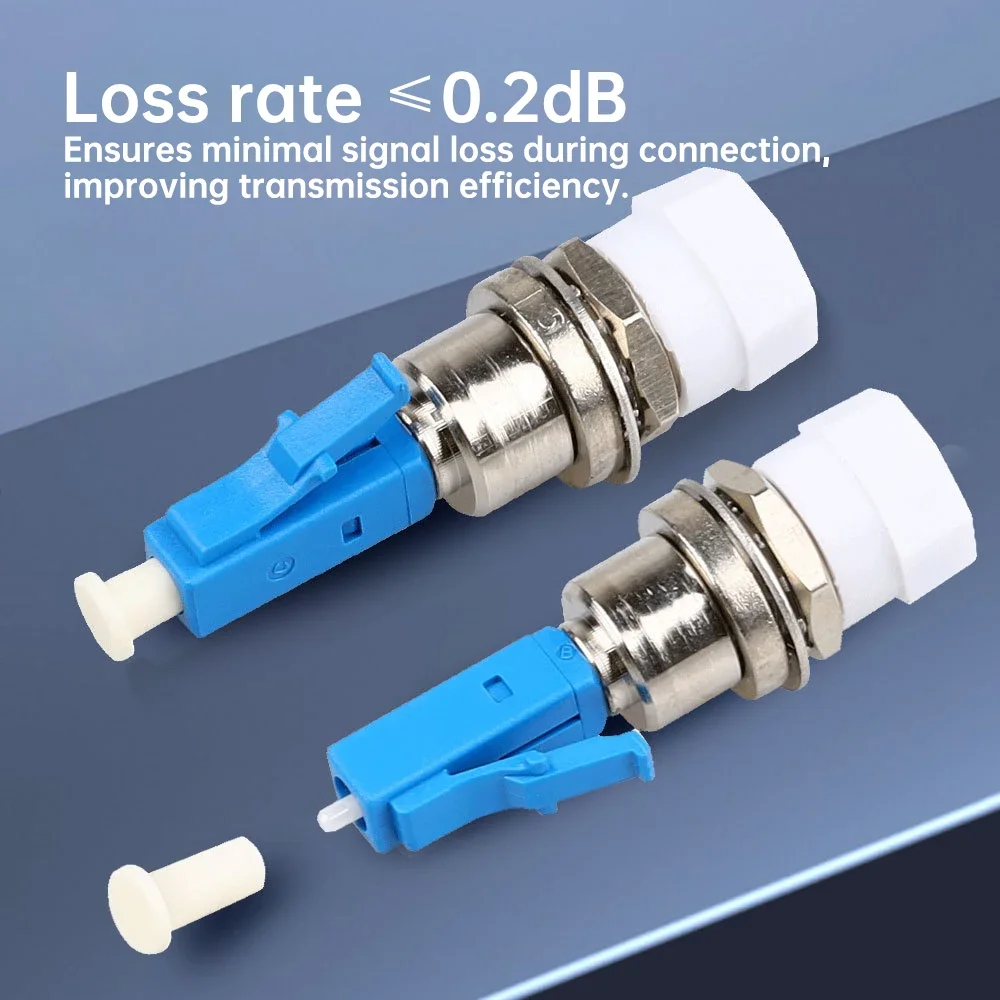 ZoeRax LC/UPC macho a FC/UPC hembra adaptador Simplex conector de fibra óptica híbrida para puente localizador óptico de fallos visuales - imagen 2