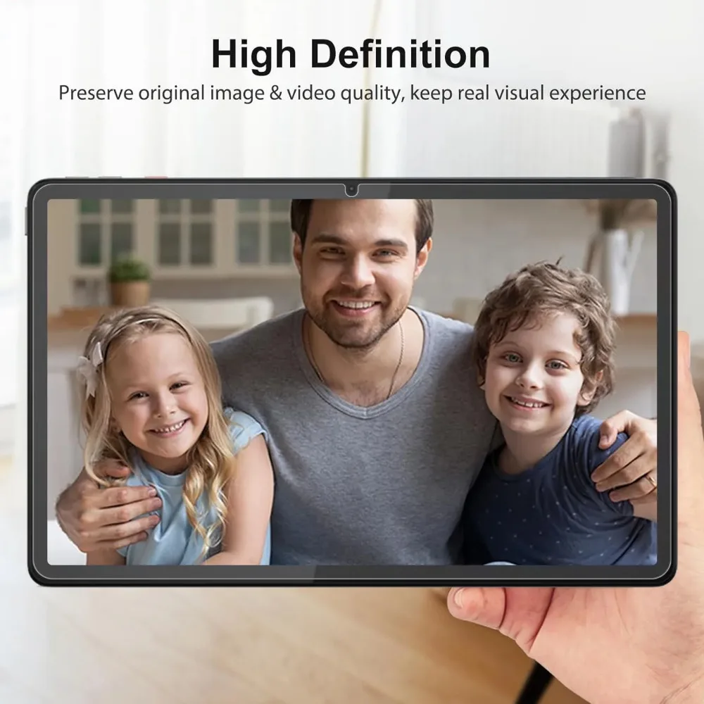 2 piezas HD Protector de pantalla a prueba de arañazos vidrio templado para Lenovo Tab K11 Plus 11,45 pulgadas 2024 TB352FU película protectora para tableta - imagen 3