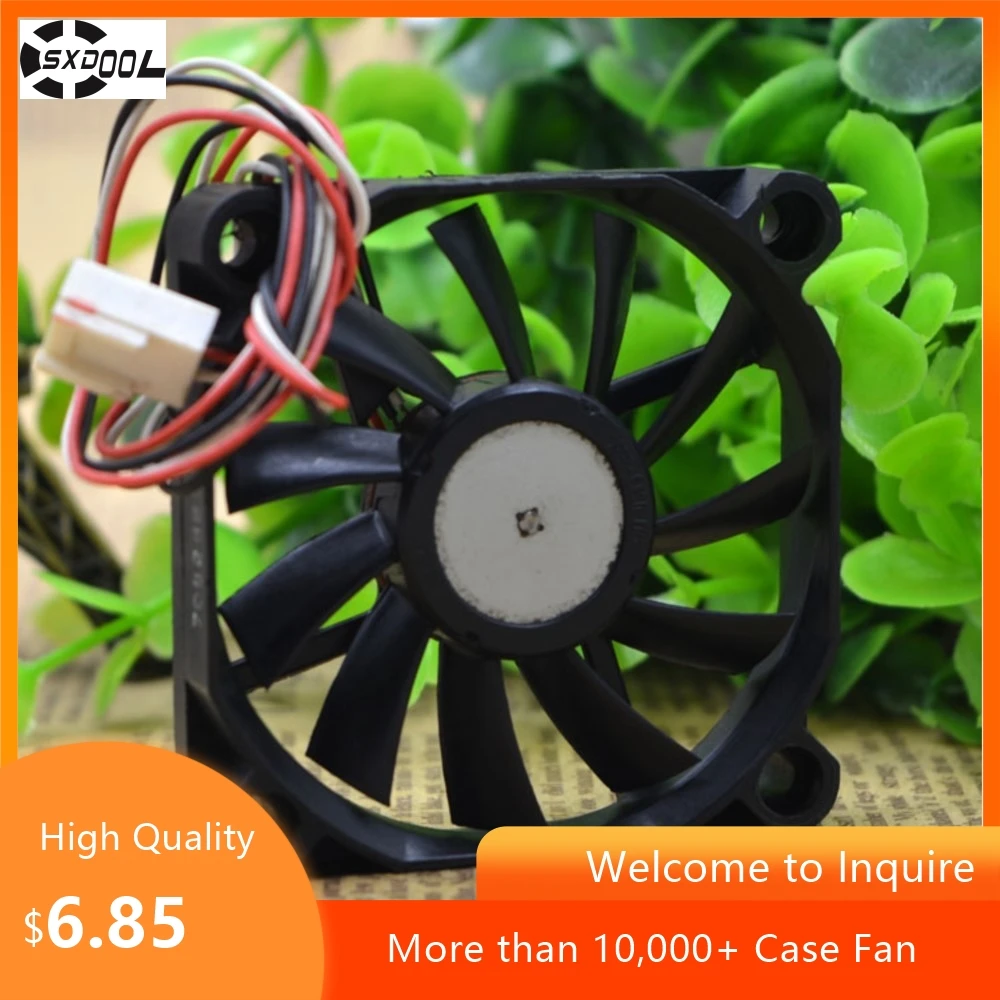 Para NMB 6cm Ultrafino 6010 12V 0.13A Ventilador con cubierta 2404KL-04W-B39 Refrigeración de PC, carcasas pequeñas de diseño compacto - imagen 5