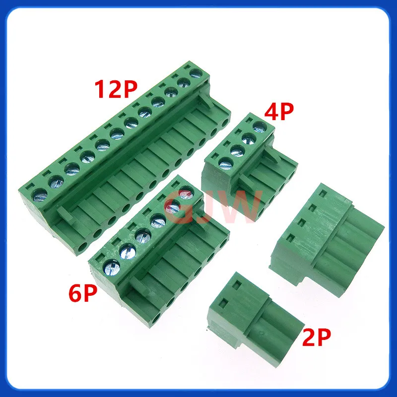 10 pz 2EDGK 5,08mm presa di intestazione morsettiere PLUG-IN tipo a vite PCB connettori macho 2P 3P 4P 5P 6P 7P 8P 9P 10P