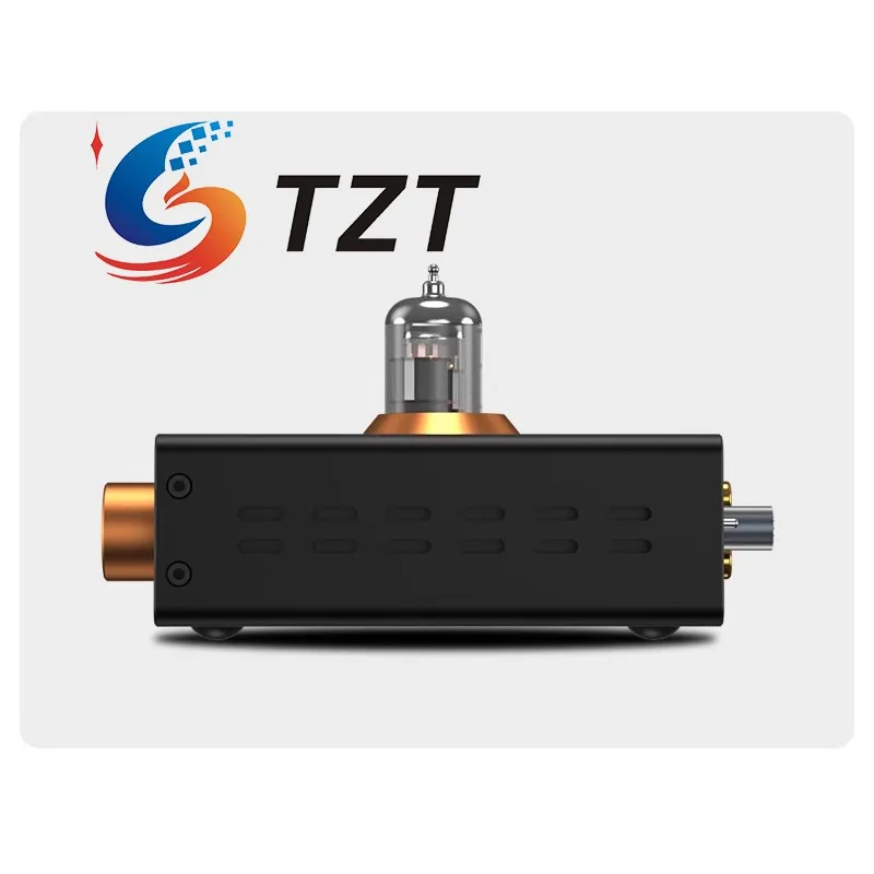 TZT BOX P7 amplificador de micrófono de vinilo HiFi MM Phono + preamplificador de entrada RCA ECC83 amplificador de tubo electrónico - imagen 2